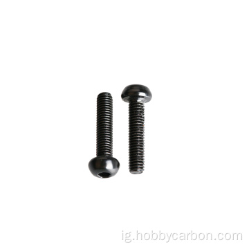 Isi bọtịnụ Hex Steel Screw Bolt nwere eriri